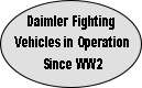 Daimler Fighting
 Vehicles in Operation
 Since WW2 