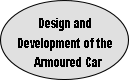 Design and
Development of the
Armoured Car